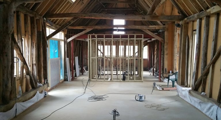Home electrical installation in a Barn conversion
