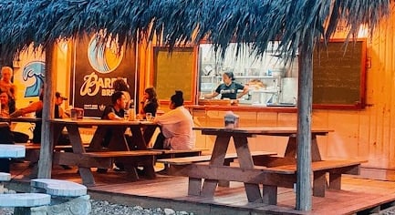 Outside seating at Barrel Bar & Grill restaurant
