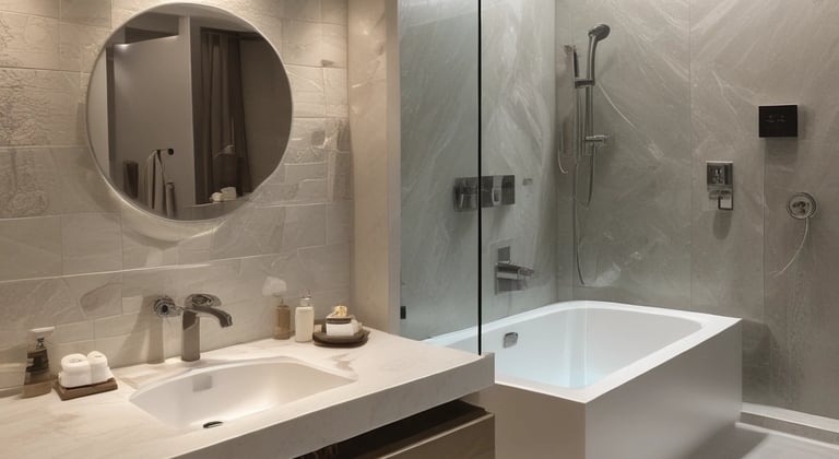 Moderní koupelna novostavba 