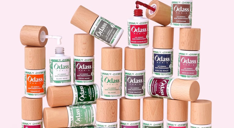 Un ensemble de vernis de la marque Odass
