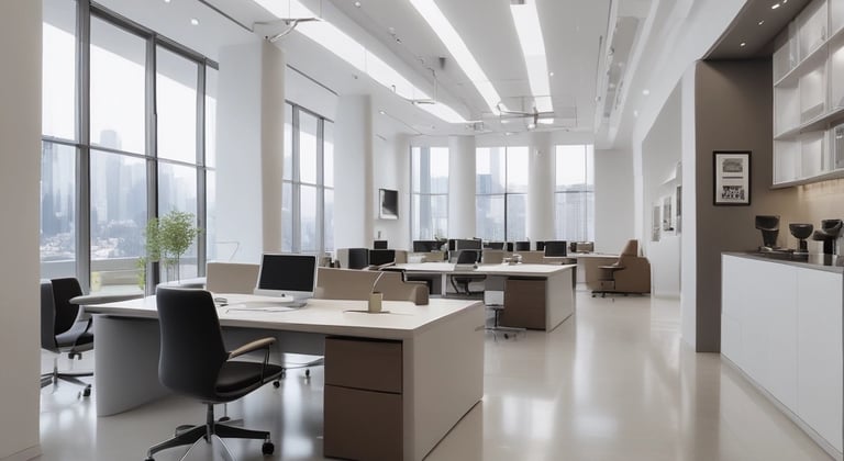 Bright living room with modern inventory