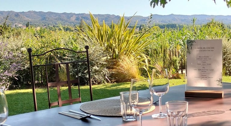 Dîner à domicile en Provence