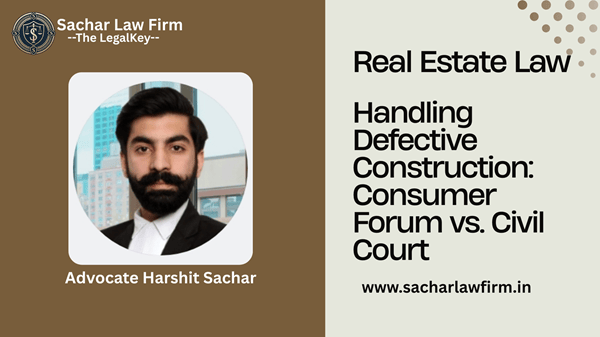 Handling Defective Construction: Consumer Forum vs. Civil Court