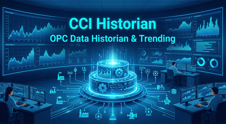 CCI Historian, Control consulting, real-time data historian , data visualisation