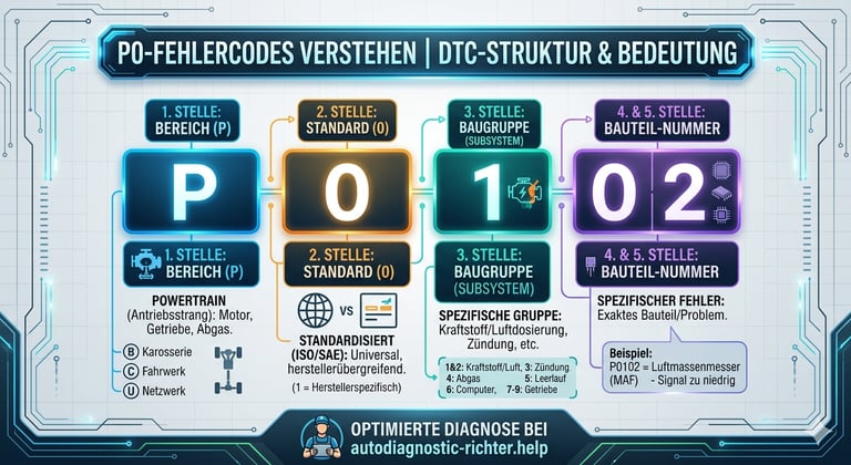 OBD2 P0 codes bedeutung und reparaturhilfe