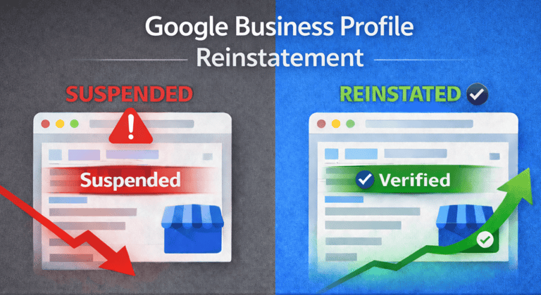Google Business Profile Reinstatement Services