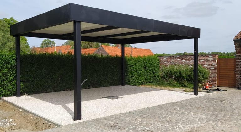 Nos carports adossés et ilots