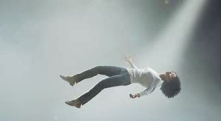 women flying