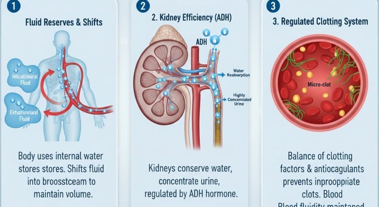 💧🩺 Why Dehydration During Voluntary Fasting Doesn’t Lead to Blood Clots