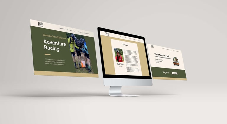 180 adventure website redesign for adventure racing