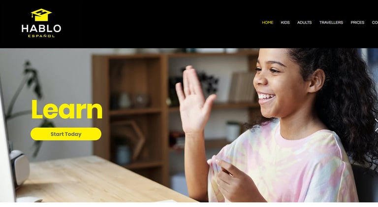 Website Hablo Espanol - Spanish Lessons in Dubai 