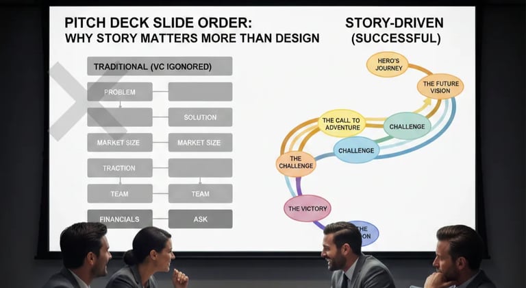Pitch Deck Slide Order: Why Story Matters More Than Design