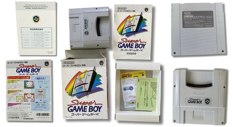 Super Game Boy é um periférico que permite jogar cartuchos de Game Boy em um console Super Nintendo
