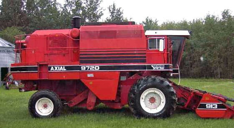 White Farm's 9720 Axial Flow Combine