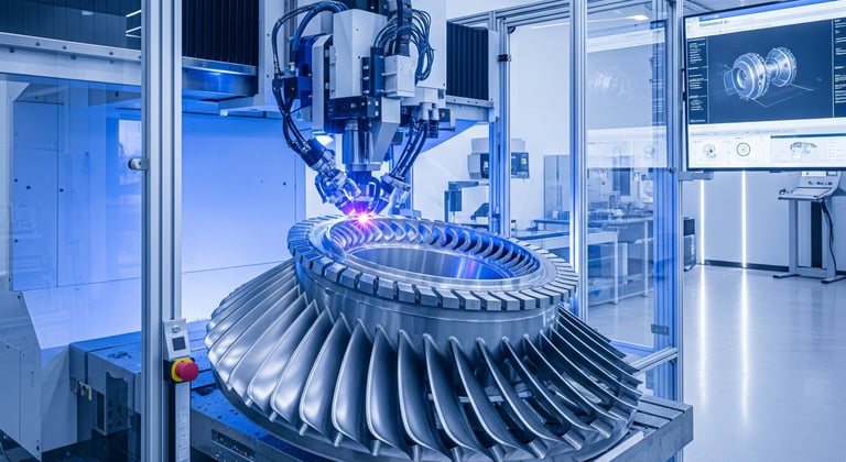 Precision CNC machined aerospace bracket with laser finishing