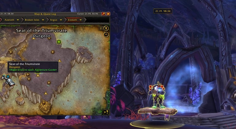 Seat of the Triumvirate entrance, location, wow, midnight, wowprimer, midnight mythic season1