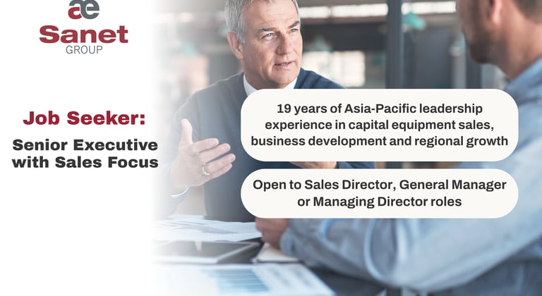 Senior Executive with Sales Focus