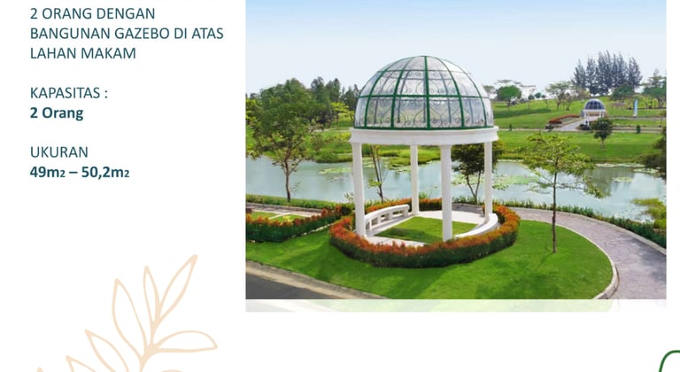 Tipe Paviliun dekat danau indah dan menyejukkan