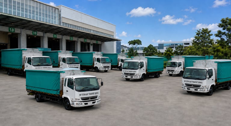 24ft canopy lorry transport in Singapore