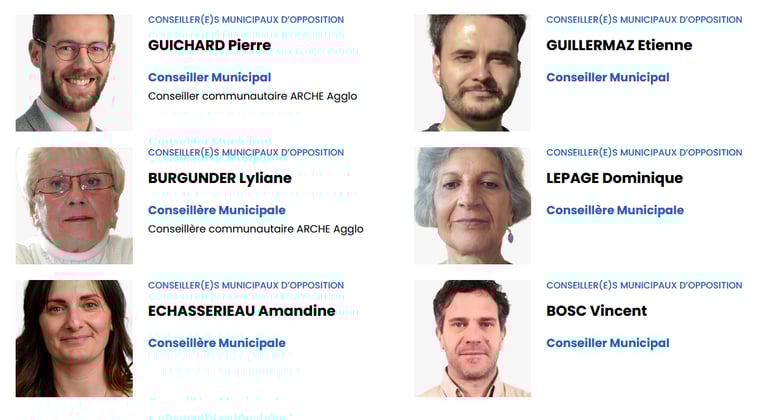 Conseillers municipaux TEC - Juin 2025