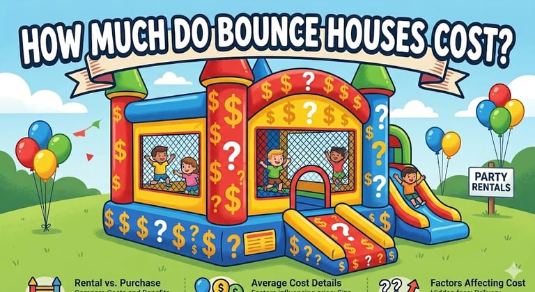 How much do bounce houses cost