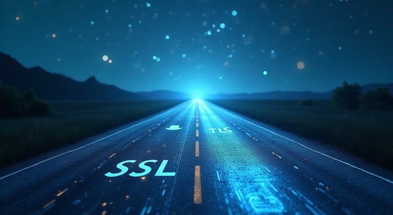 a road with a road sign that says ssl