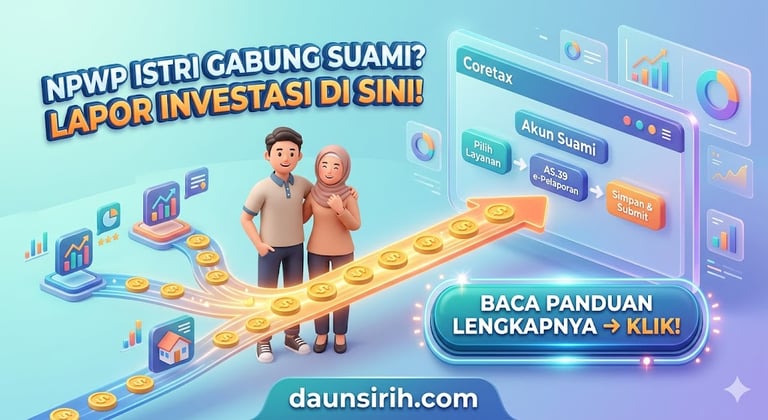 cara lapor investasi npwp gabungan