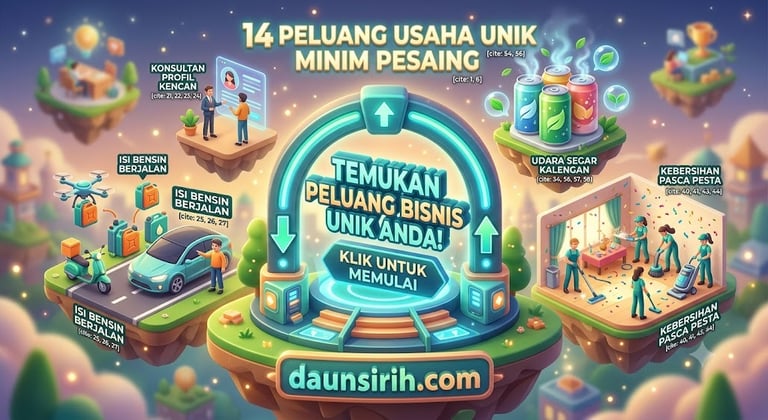 peluang usaha unik minim pesaing
