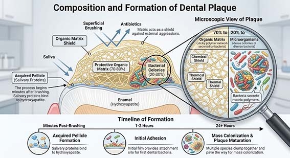 Formation and Structure of Buccal Biofilm (Dental Plaque)