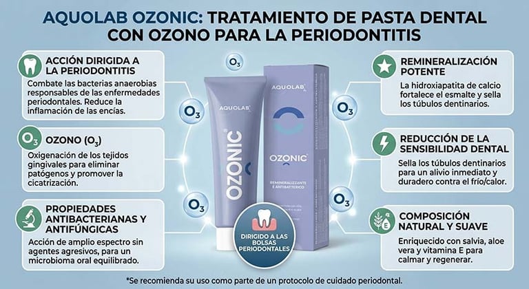 La mejor pasta de dientes natural para periodontitis