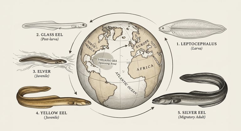 The Life Cycle of the European Eel, © 2026