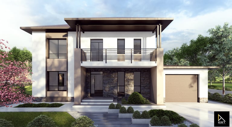 Proiect locuinta moderna cu etaj