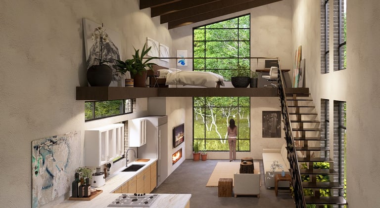 Custom home architectural visualization