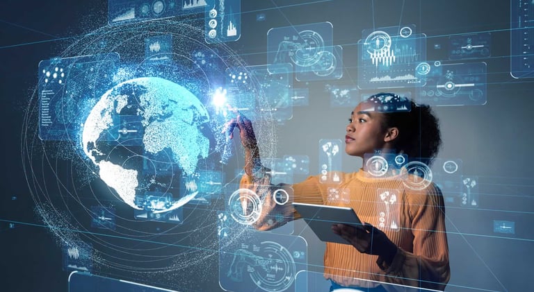 AI-powered climate intelligence platform visualising global ESG and environmental data