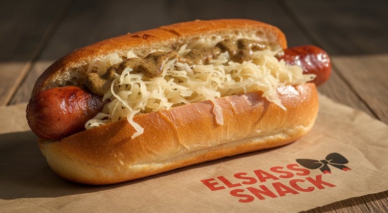 Hot-dog Elsass Snack