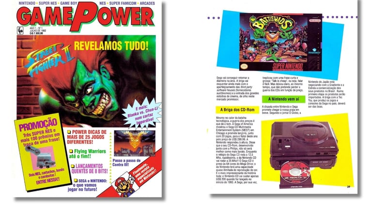 Revista Game Power edição 01 julho de 1992, publicou o artigo: A Nintendo vem aí
