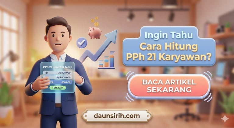 cara hitung pph 21 pegawai tetap