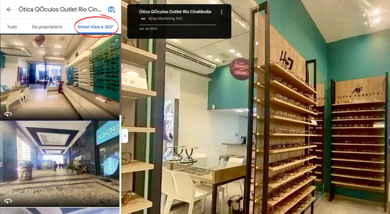 Produção de fotos 360° e criação de tours virtuais para experiências imersivas.