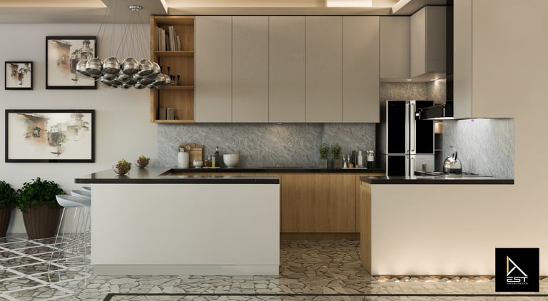 Design modern bucatarie