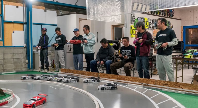 zerofeel remote control car drifting in japan at rc iroha