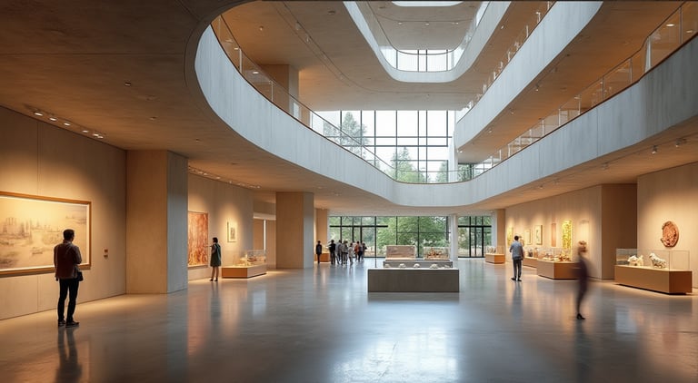 Render de arquitectura generado con IA, mostrando un diseño moderno y detalles fotorrealistas