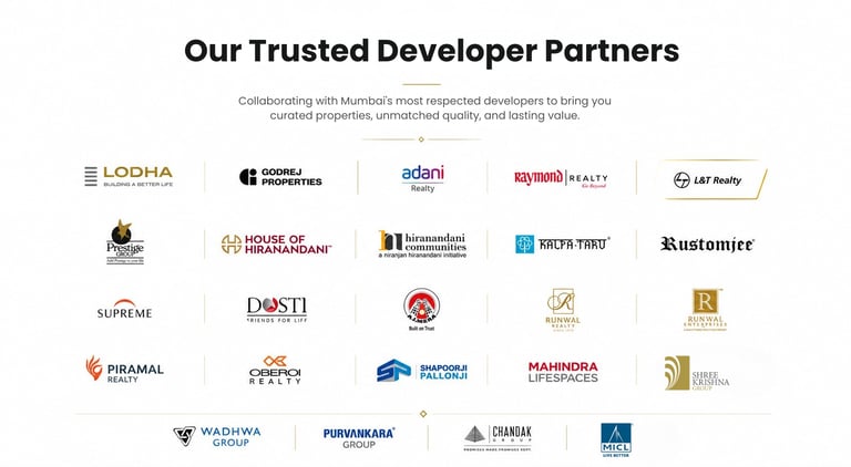 Our Trusted developer Partners