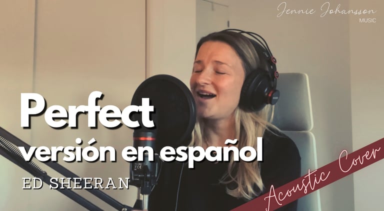 Jennie Johansson Music Youtube Cover Perfect Ed Sheeran