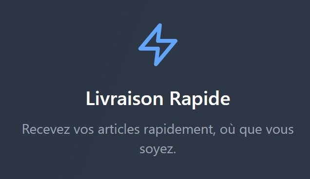 Livraison Rapide