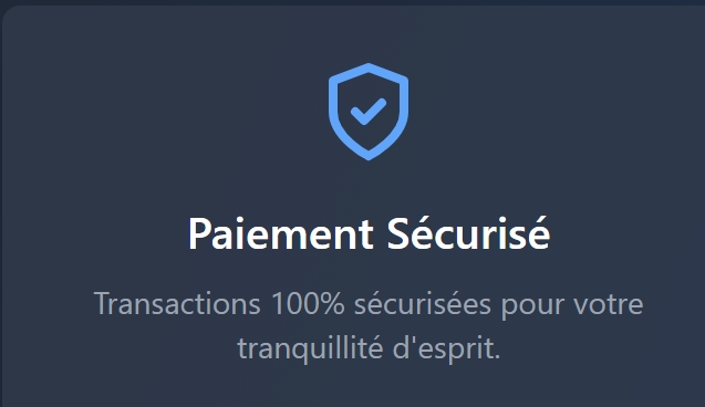 Paiement Sécurisé