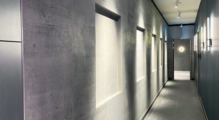 Mineralinis akmuo DECOSONA – unikalūs sienų paviršiai jūsų erdvėms