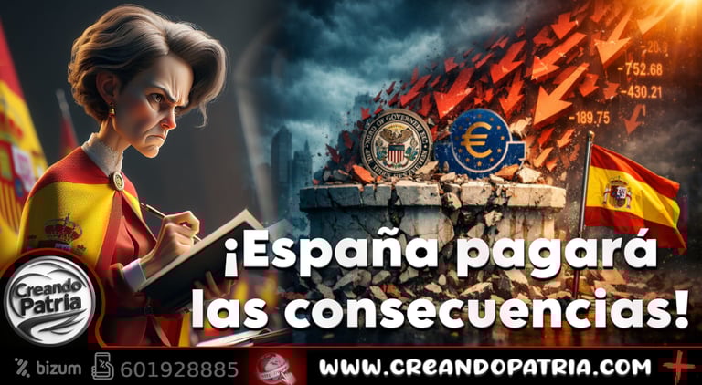 GRAVE ERROR de Powell y el BCE suben tipos con inflación de oferta y España pagará las consecuencias