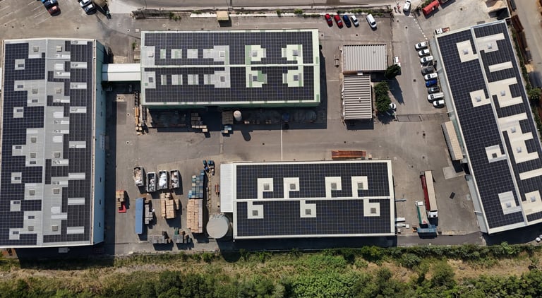 centrale photovoltaïque sur toitures en revente totale 