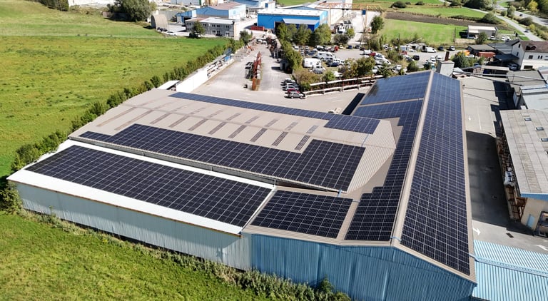 centrale photovoltaïque en toiture