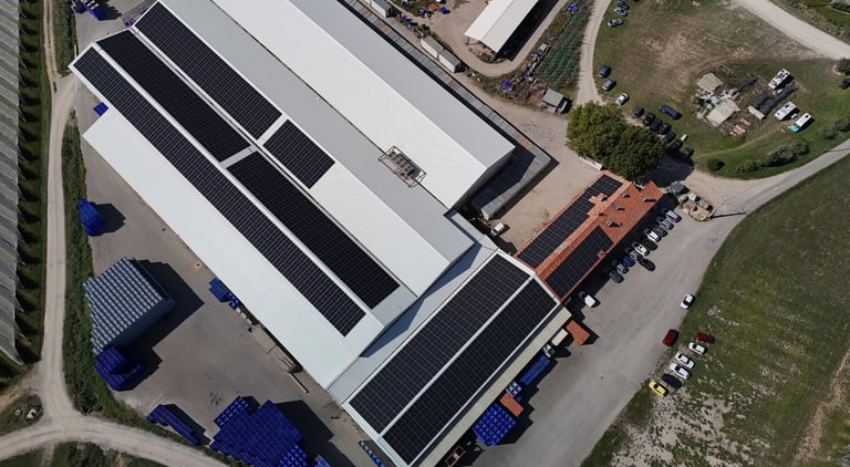 centrale photovoltaïque en autoconsommation avec revente du surplus